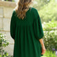 Green with Envy Crepe Smocked Dress