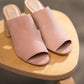 Helena Heeled Sandal in Blush Suede