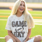 Game Day Leopard Football Tee