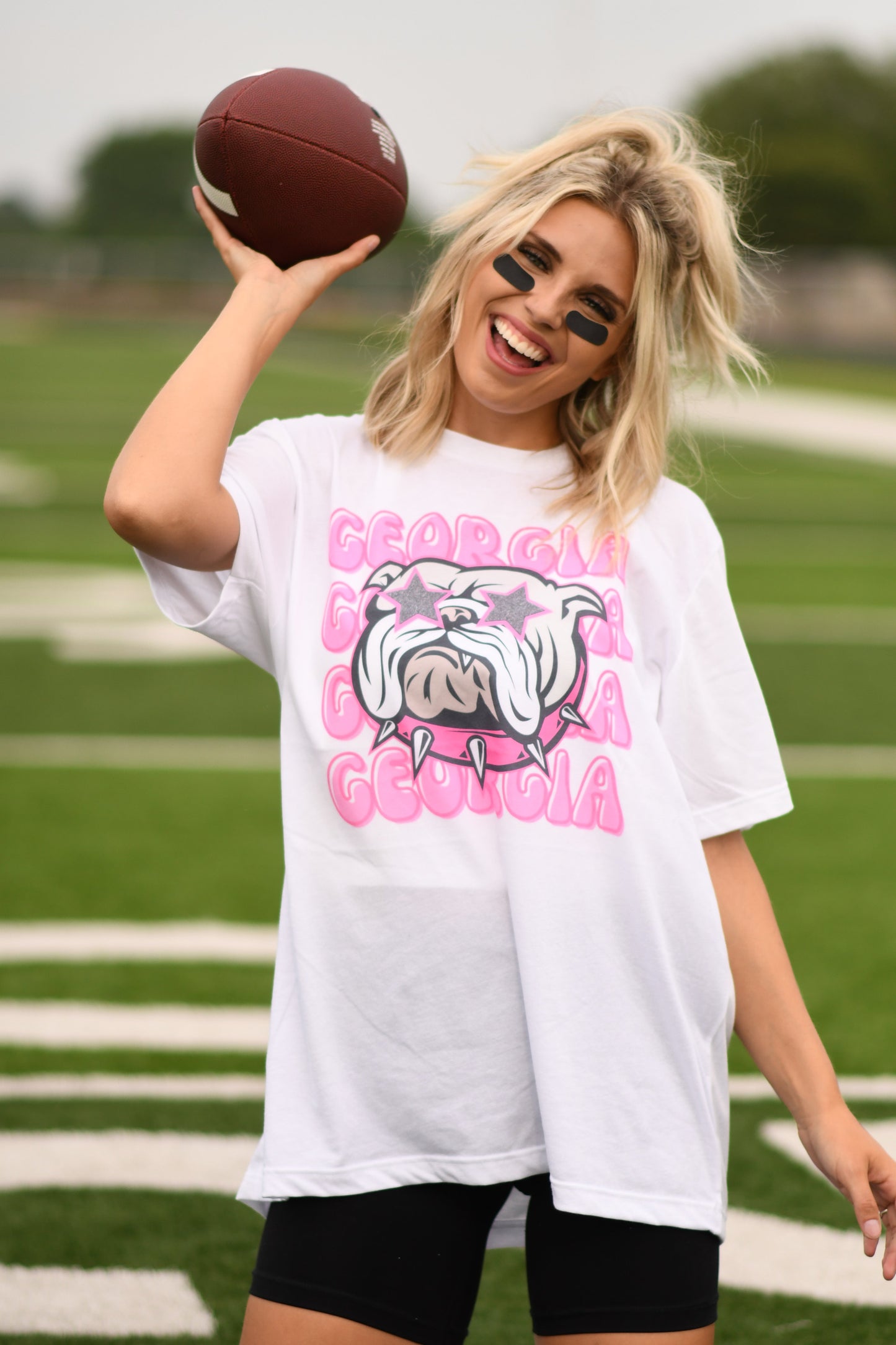 Georgia Pink Bulldog Tee