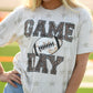 Game Day Leopard Football Tee