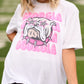 Georgia Pink Bulldog Tee