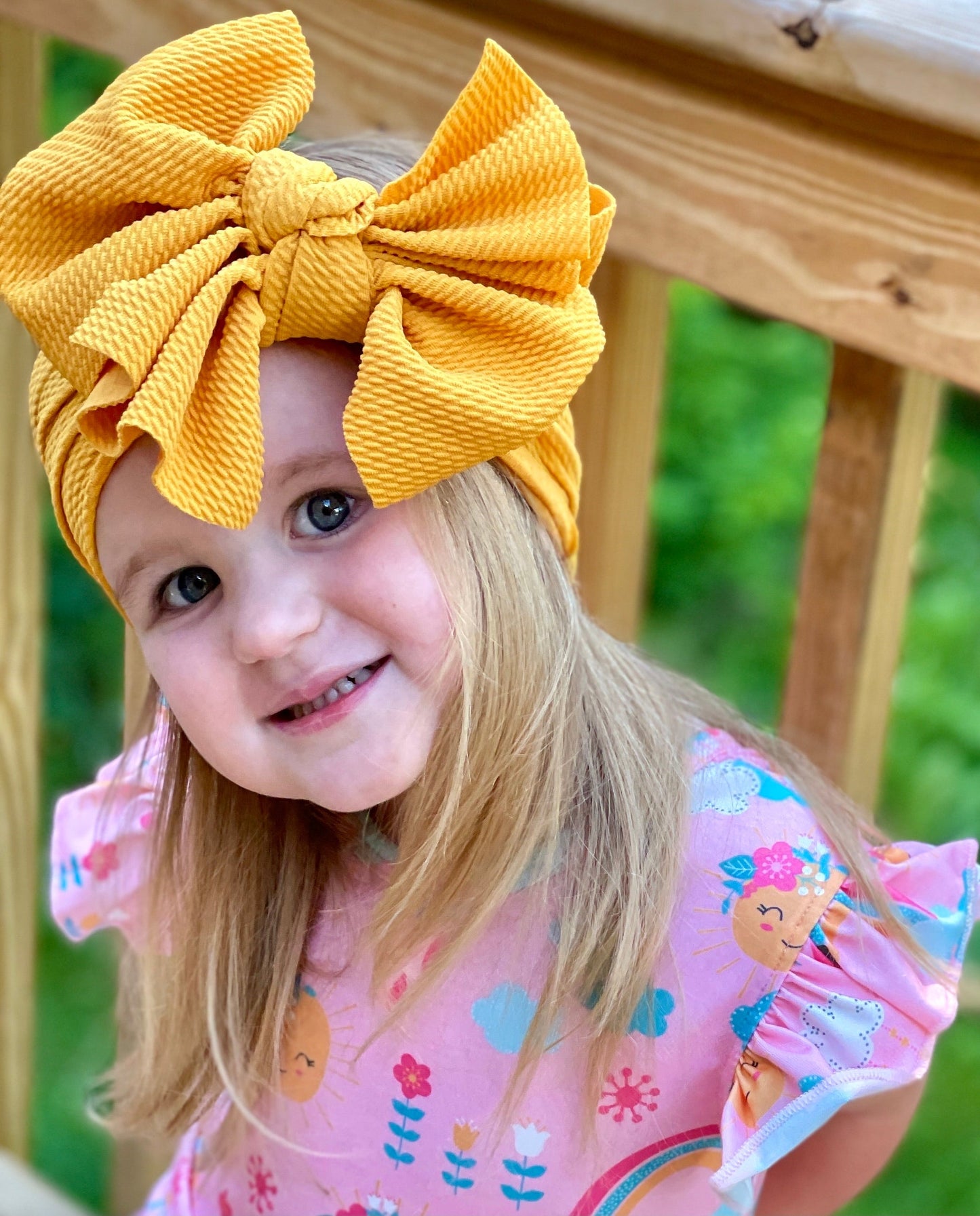 Large Fabric Messy Bow Headwrap