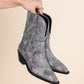 Jersey Metallic Boot in Blue
