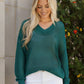 Holiday Shimmers Green Sequins Sweater