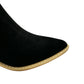 Leonor Suede Ankle Boot in Black