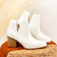 Tarim Bootie in White