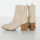 Taris Ankle Boot in Cream