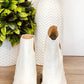 Tarim Bootie in White Croc