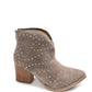 Twilight Studded Heeled Ankle Boot in Taupe