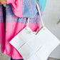 Woven Tote in White