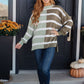 Can't Decide Color Block Striped Sweater