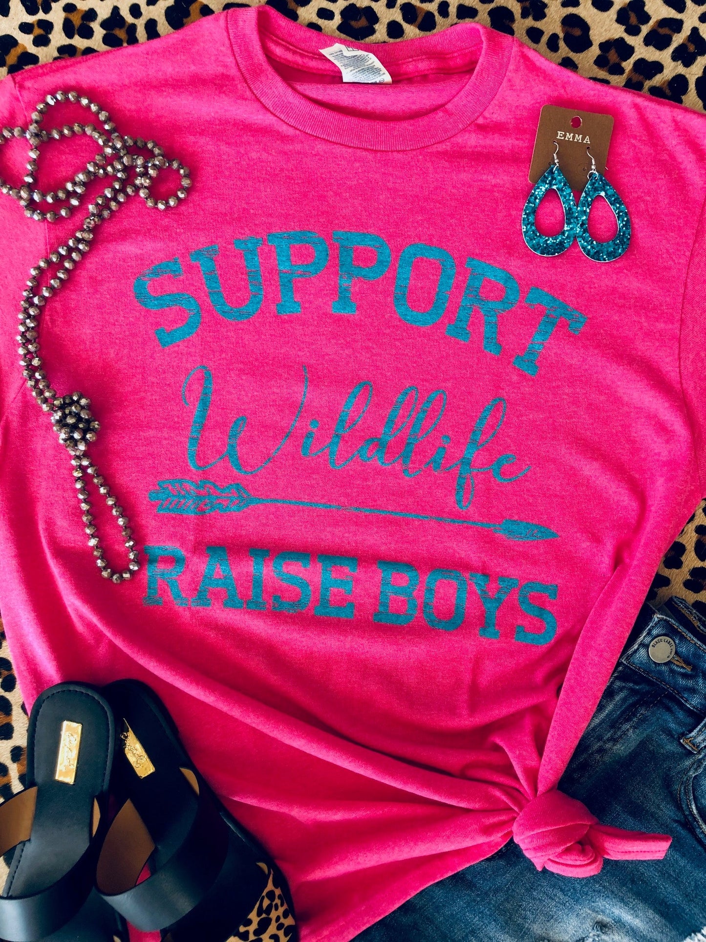 Support Wildlife Raise Boys Tee