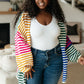 Marquee Lights Striped Cardigan