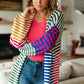 Marquee Lights Striped Cardigan