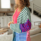 Marquee Lights Striped Cardigan