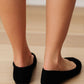 On Your Toes Ballet Flats in Black