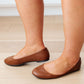 On Your Toes Ballet Flats in Camel