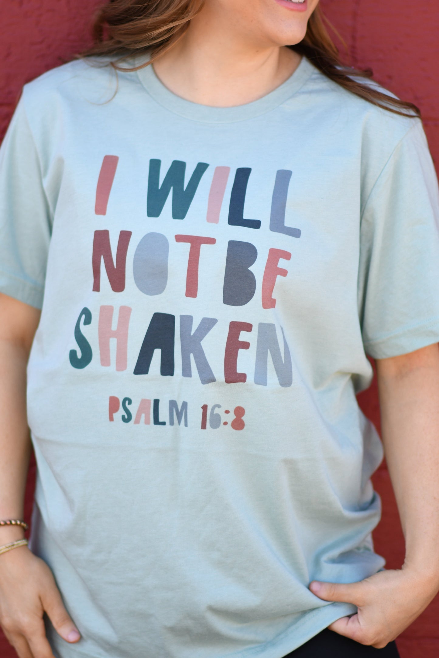 I Will Not Be Shaken Tee