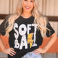 Softball Bolt PICK YOUR COLOR Tees